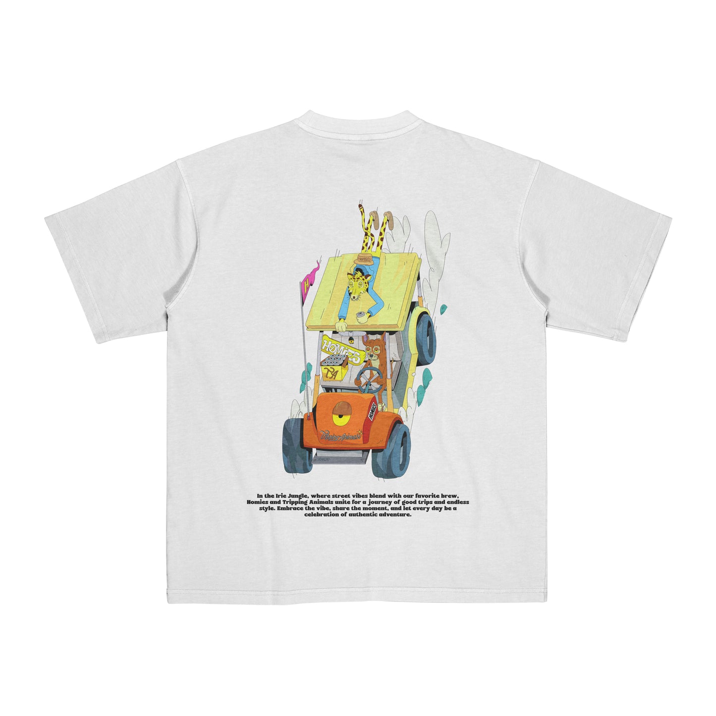 JUNGLE RIDERS T-SHIRT HOMIES X TRIPPING ANIMALS
